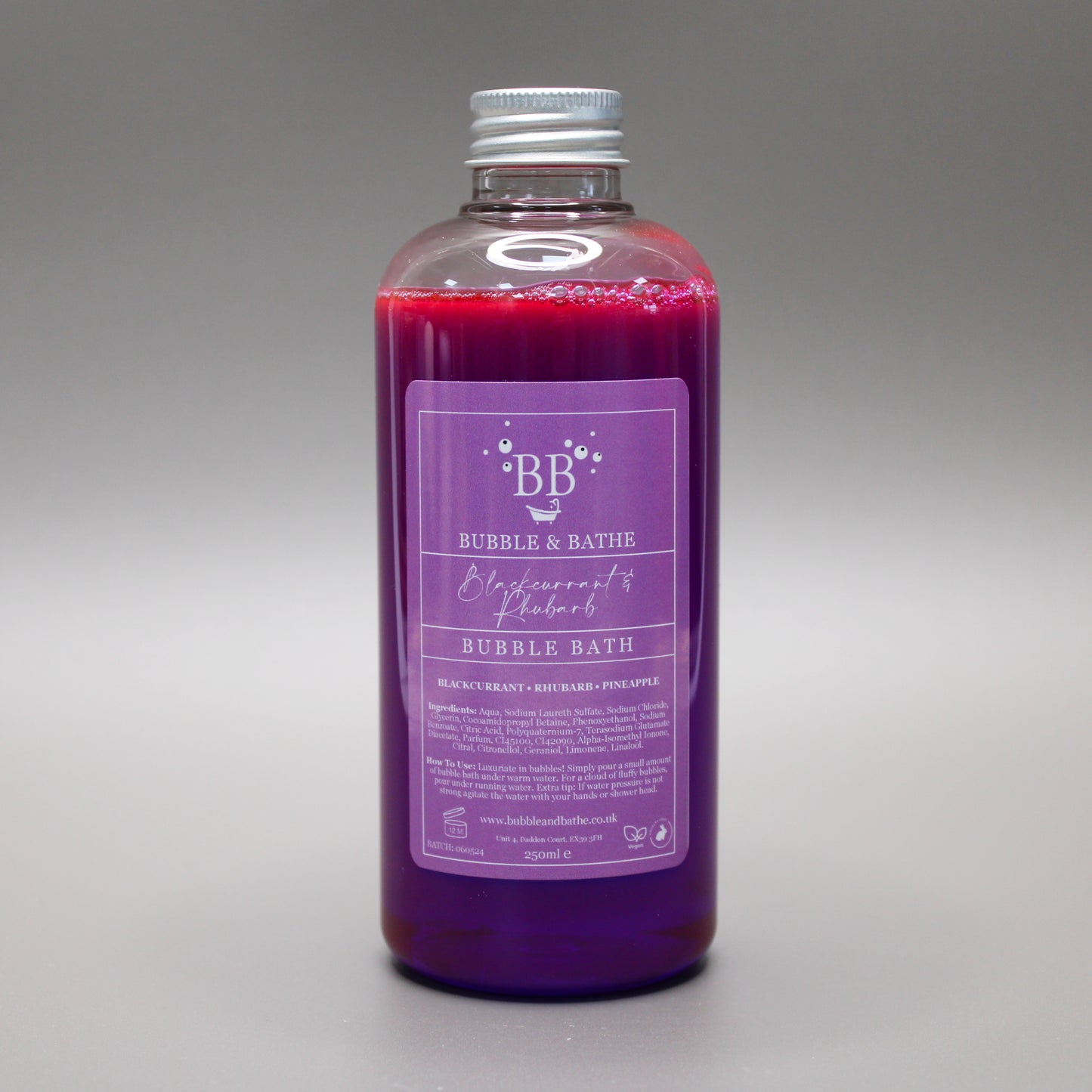 Blackcurrant & Rhubarb - Bubble Bath (x5)