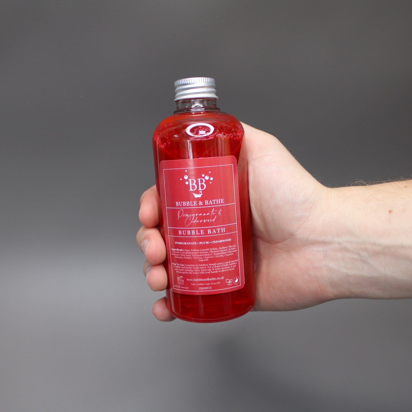 Pomegranate & Cedarwood - Bubble Bath (x5)