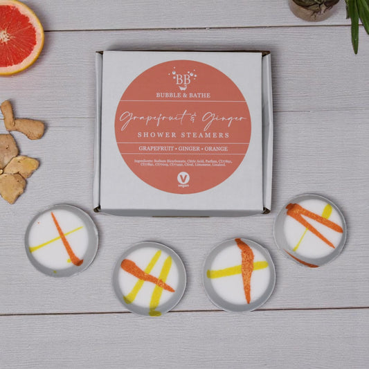 Grapefruit & Ginger - Shower Steamers (Box of 4)