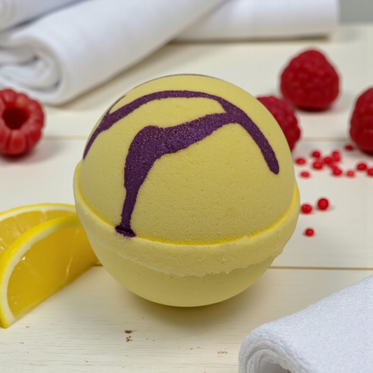 Lemon & Raspberry - Bath Bomb (x5)