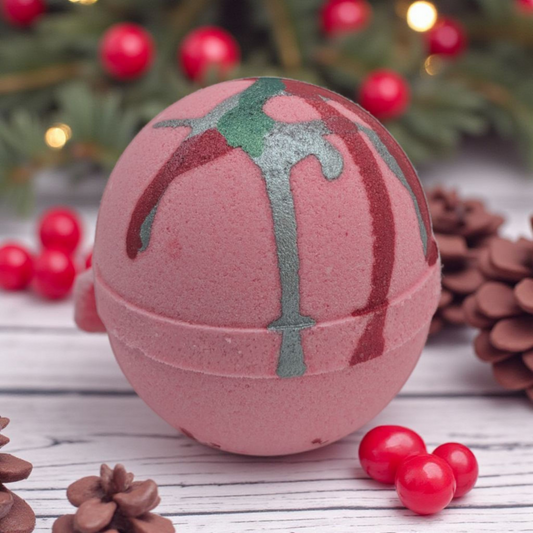 Candy Cane - Bath Bomb (x5)