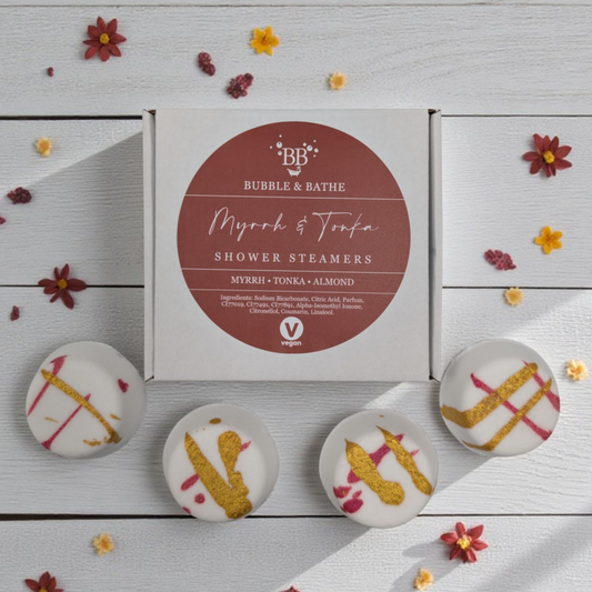 Myrrh & Tonka - Shower Steamers - Box of 4 (x5) - SEASONAL